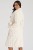 Cream Bubble Shawl Collar Fleece Robe